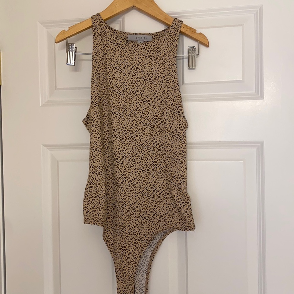 Cheetah print bodysuit